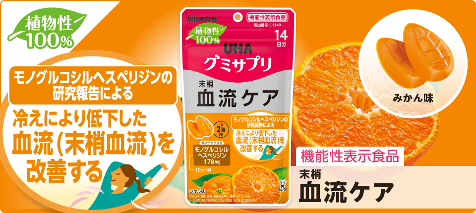 末梢血流ケア［機能性表示食品］